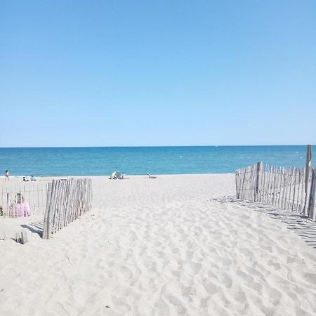 Appartement 6P Rez-De-Jardin Clim Acces Mer Direct Le Barcares Bagian luar foto